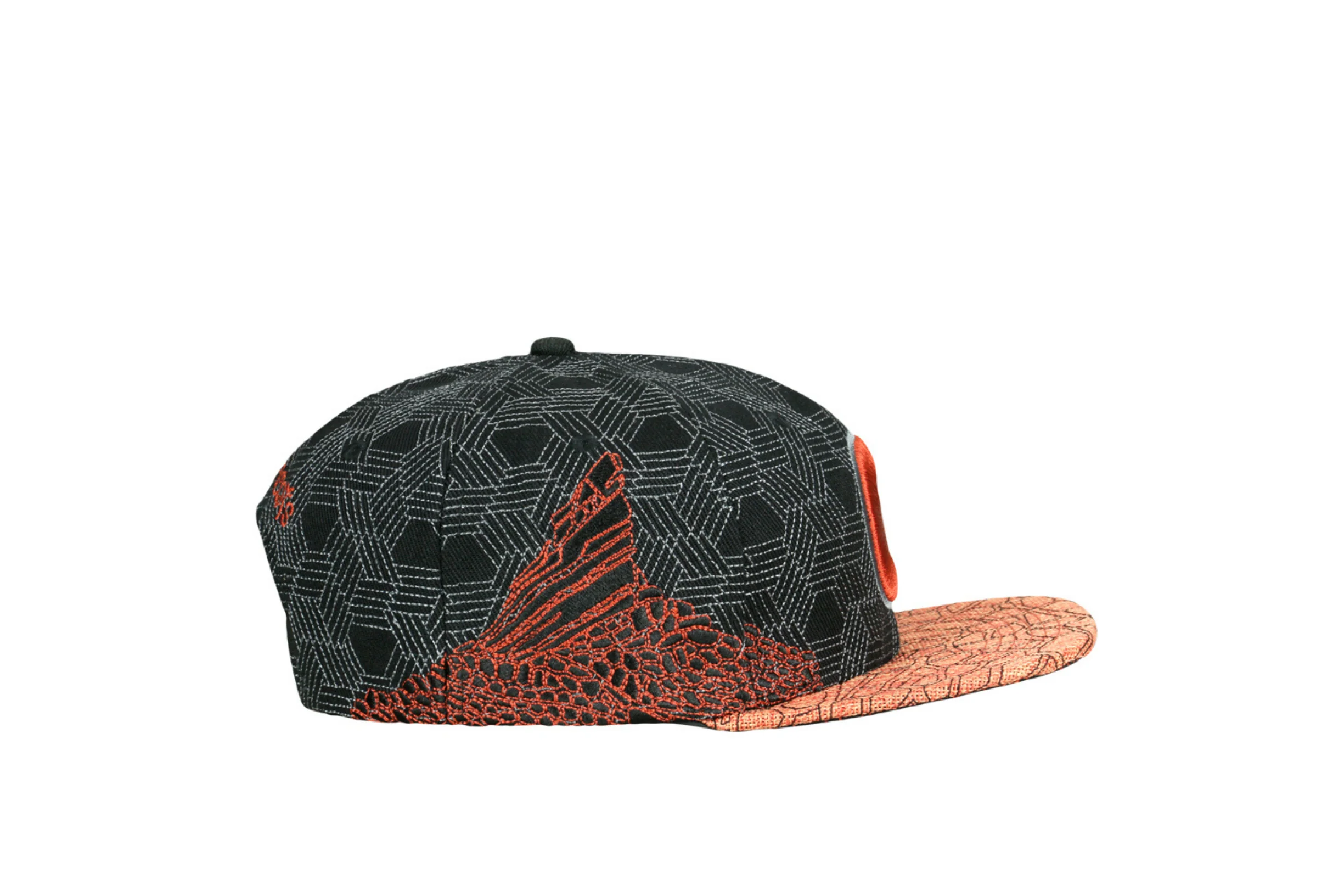 Grassroots Red Rocks Black and Red Snapback Hat - Image 5