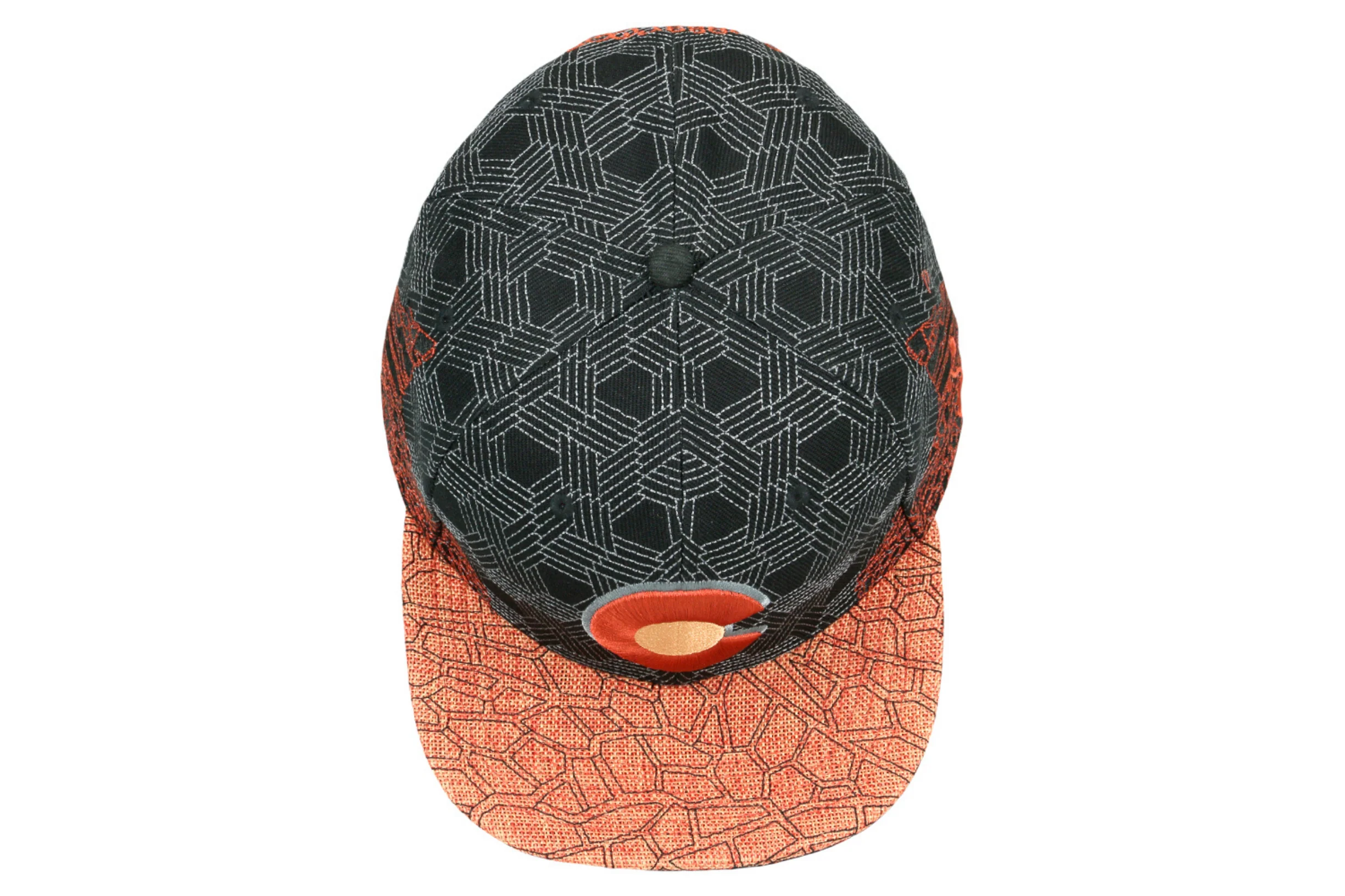 Grassroots Red Rocks Black and Red Snapback Hat - Image 6