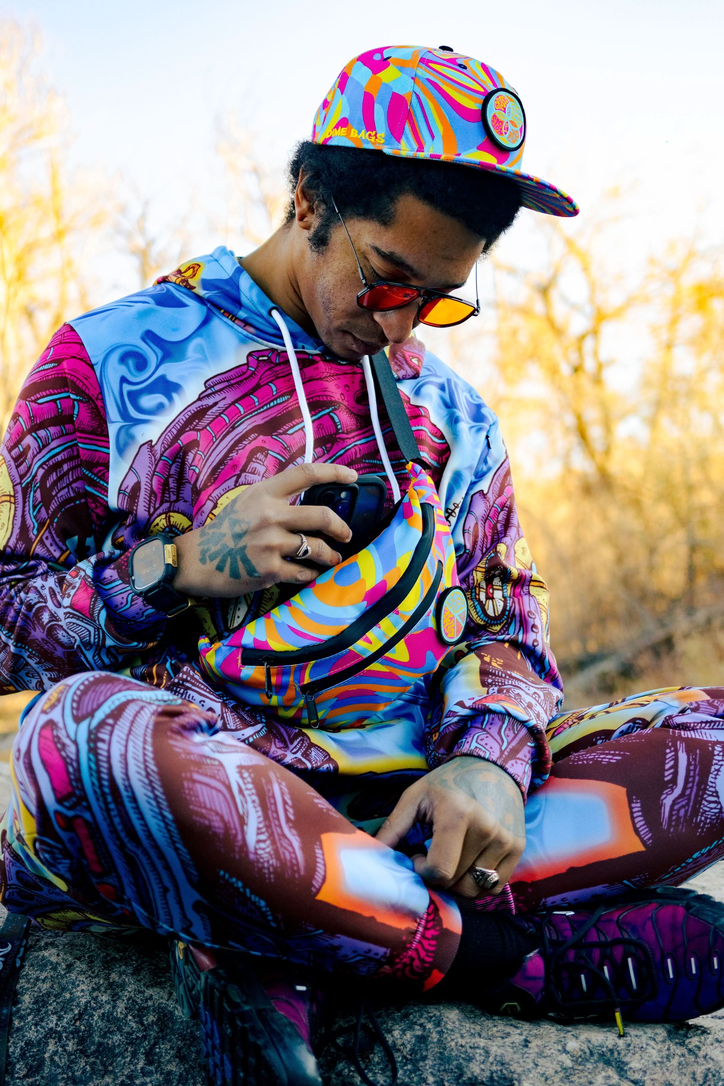 Hyperpop Fanny Pack + Snapback Set - Grassroots Collab - Image 2